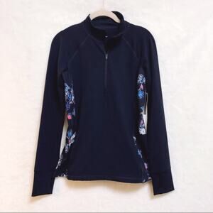 Gap Fit Flower Pattern Colorblock Print Jacket